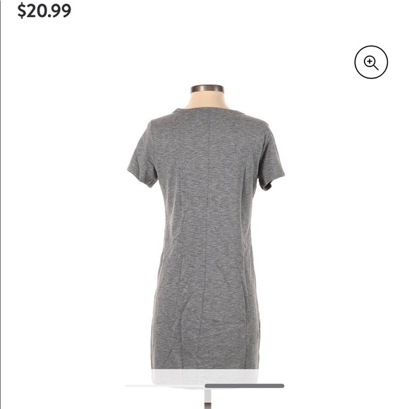 NWT Old Navy, Grey T-Shirt Dress, Size Medium - Picture 4 of 15
